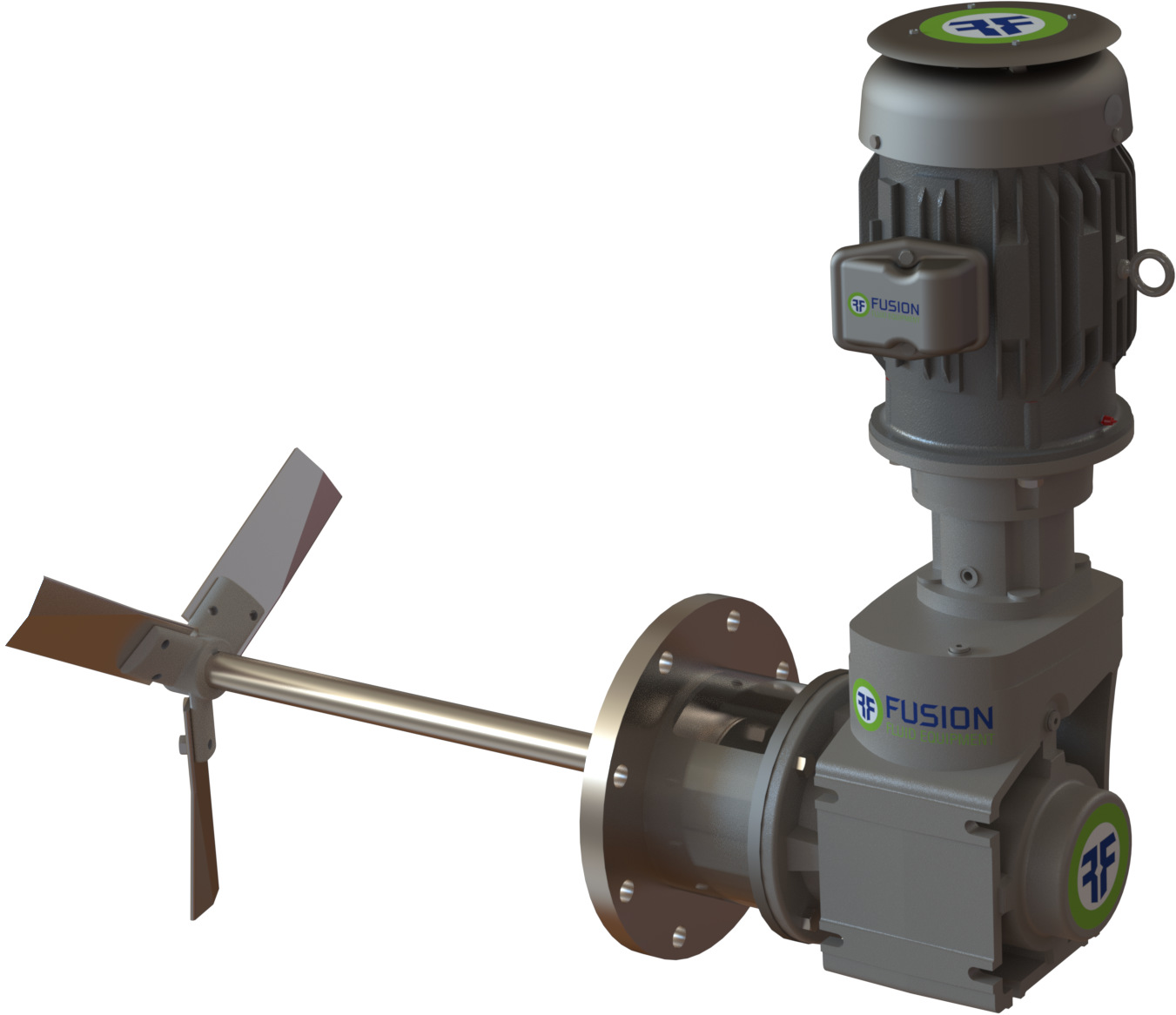 Large Helical Bevel Side Entry Tank Mixers